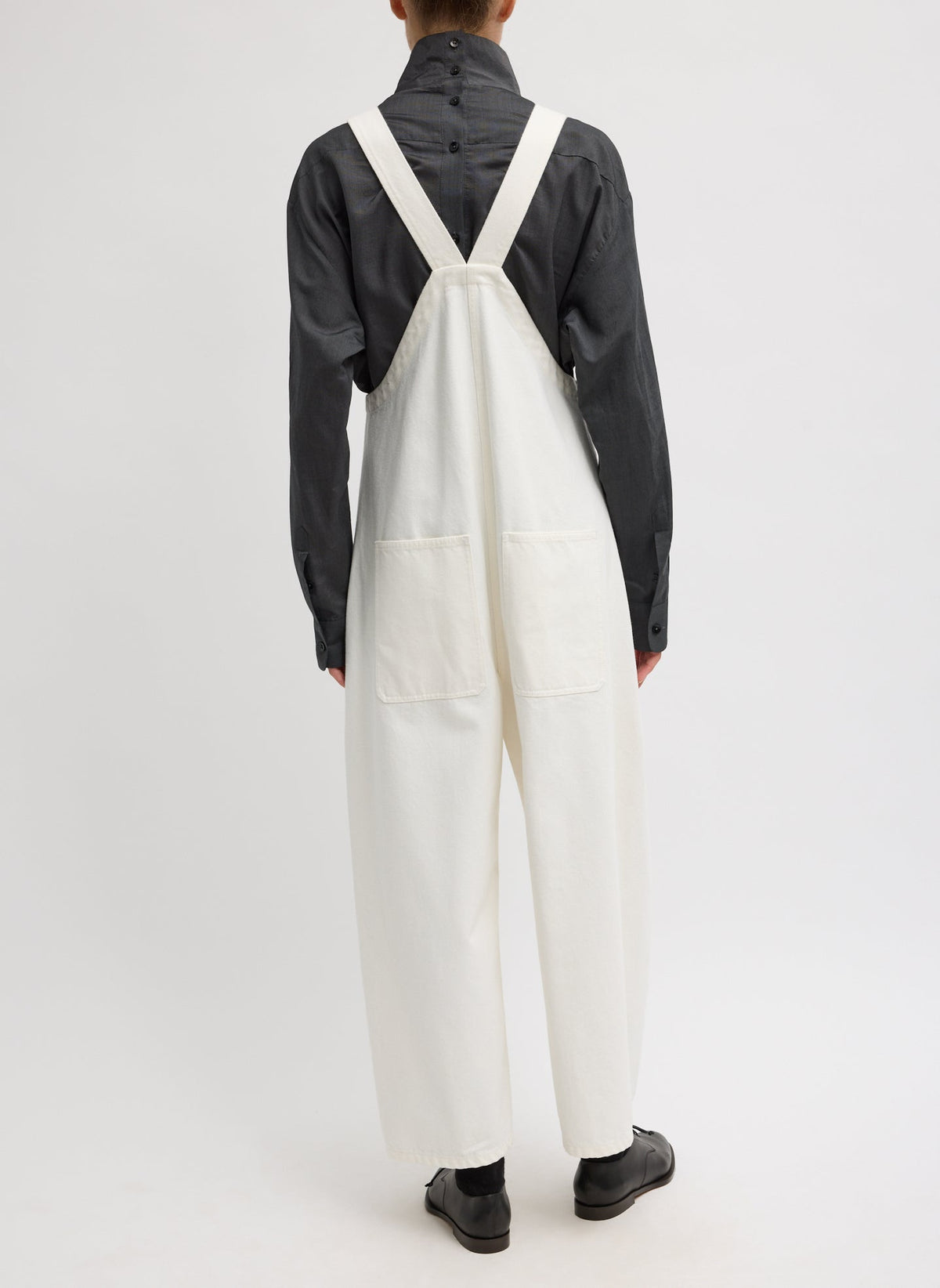 White Denim Jumpsuit | Tibi Classic