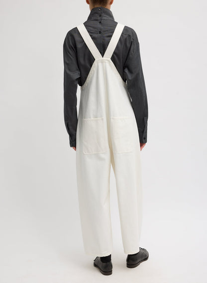 White Denim Jumpsuit | Tibi Classic