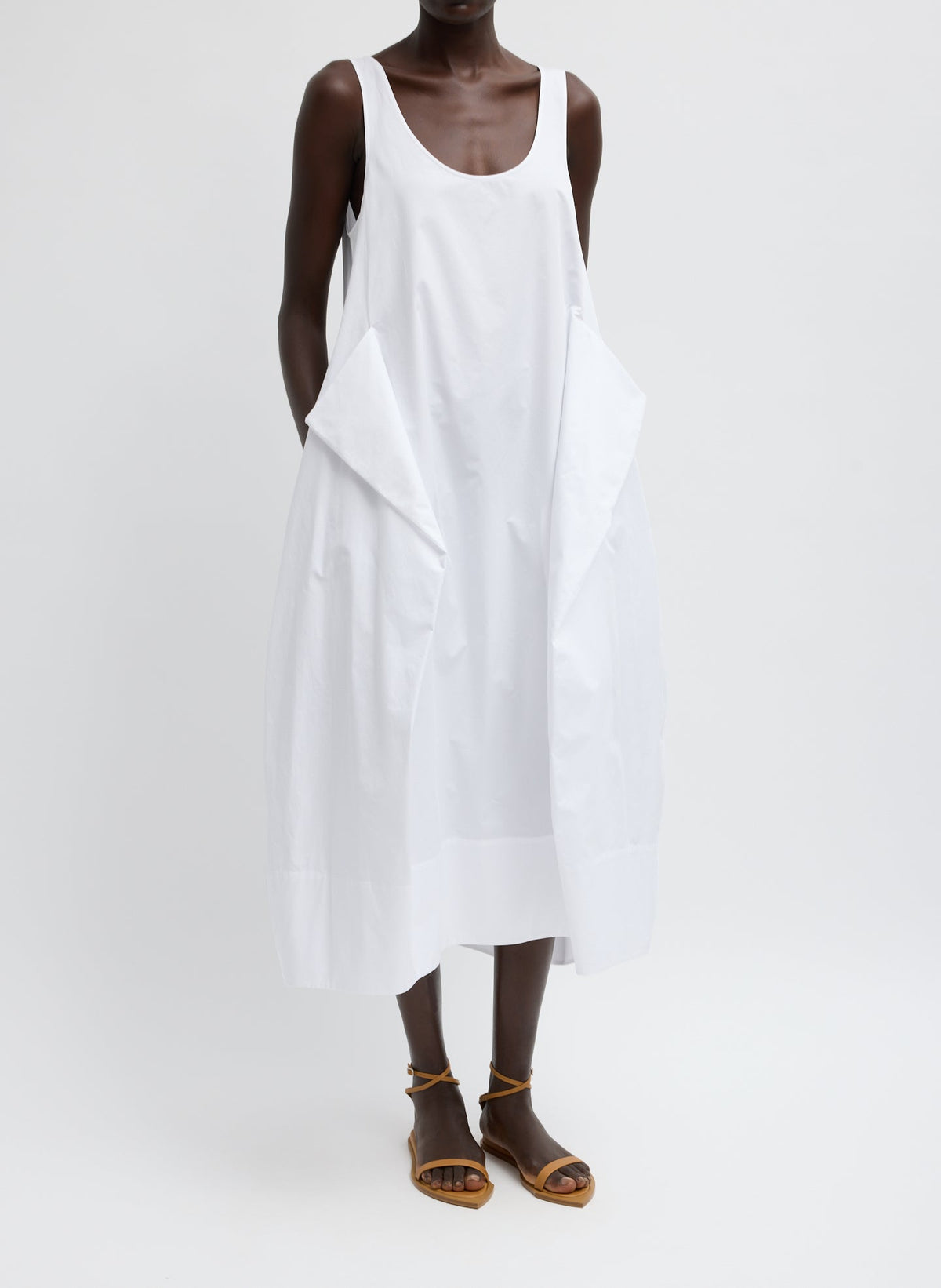 Eco Poplin Tank Dress | Tibi Customer Favorite