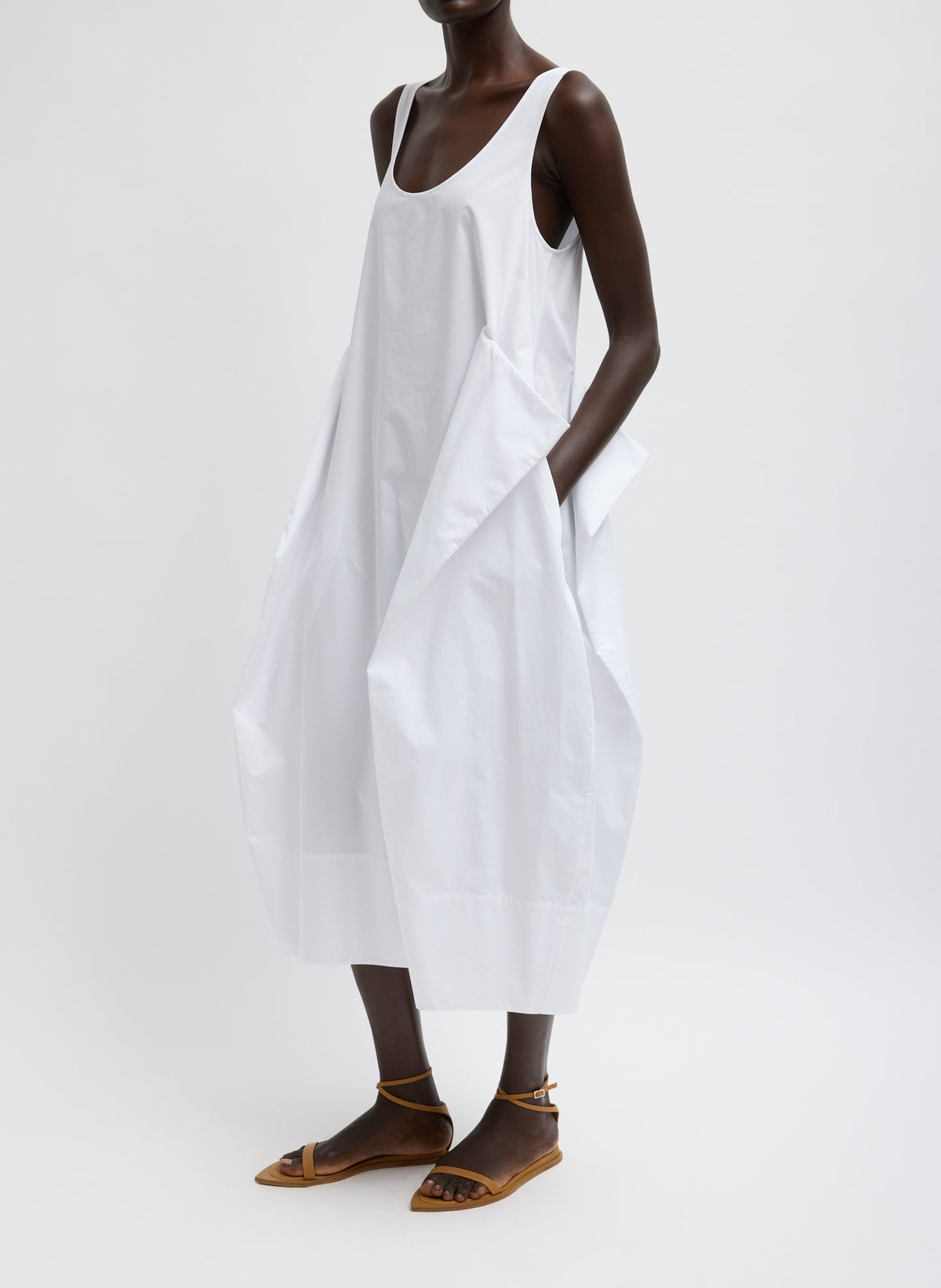 Eco Poplin Tank Dress | Tibi Customer Favorite