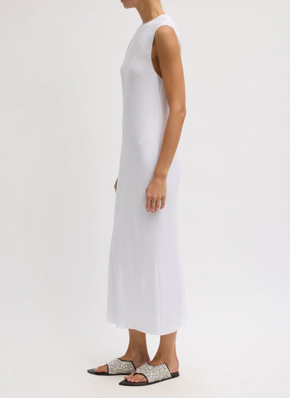 Viscose Plisse Sleeveless Bias Dress | Tibi Recommended