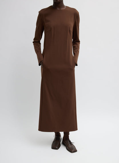 Compact Ultra Stretch Knit Dress With Cut Out Back | Tibi Deals