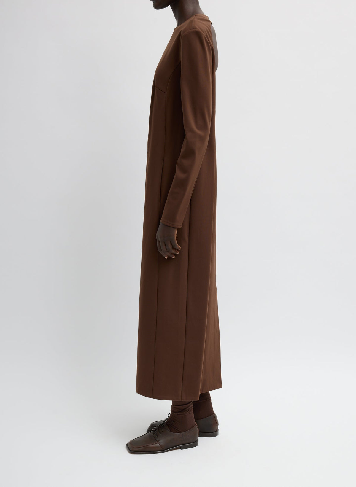 Compact Ultra Stretch Knit Dress With Cut Out Back | Tibi Deals