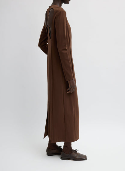Compact Ultra Stretch Knit Dress With Cut Out Back | Tibi Deals