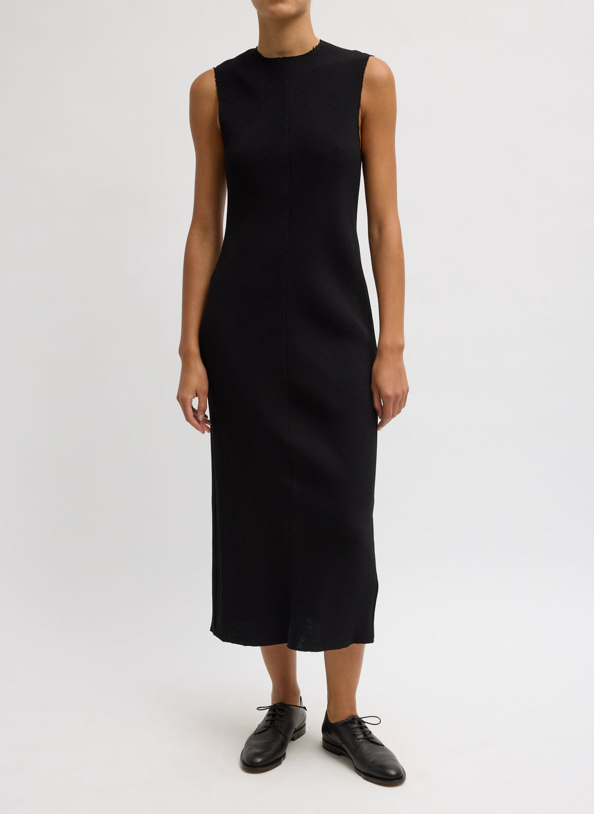 Viscose Plisse Sleeveless Bias Dress | Tibi Smart Buy