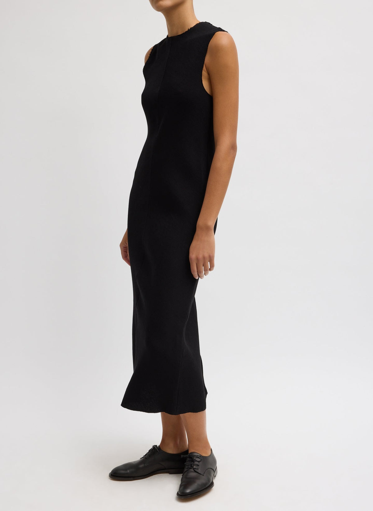 Viscose Plisse Sleeveless Bias Dress | Tibi Smart Buy
