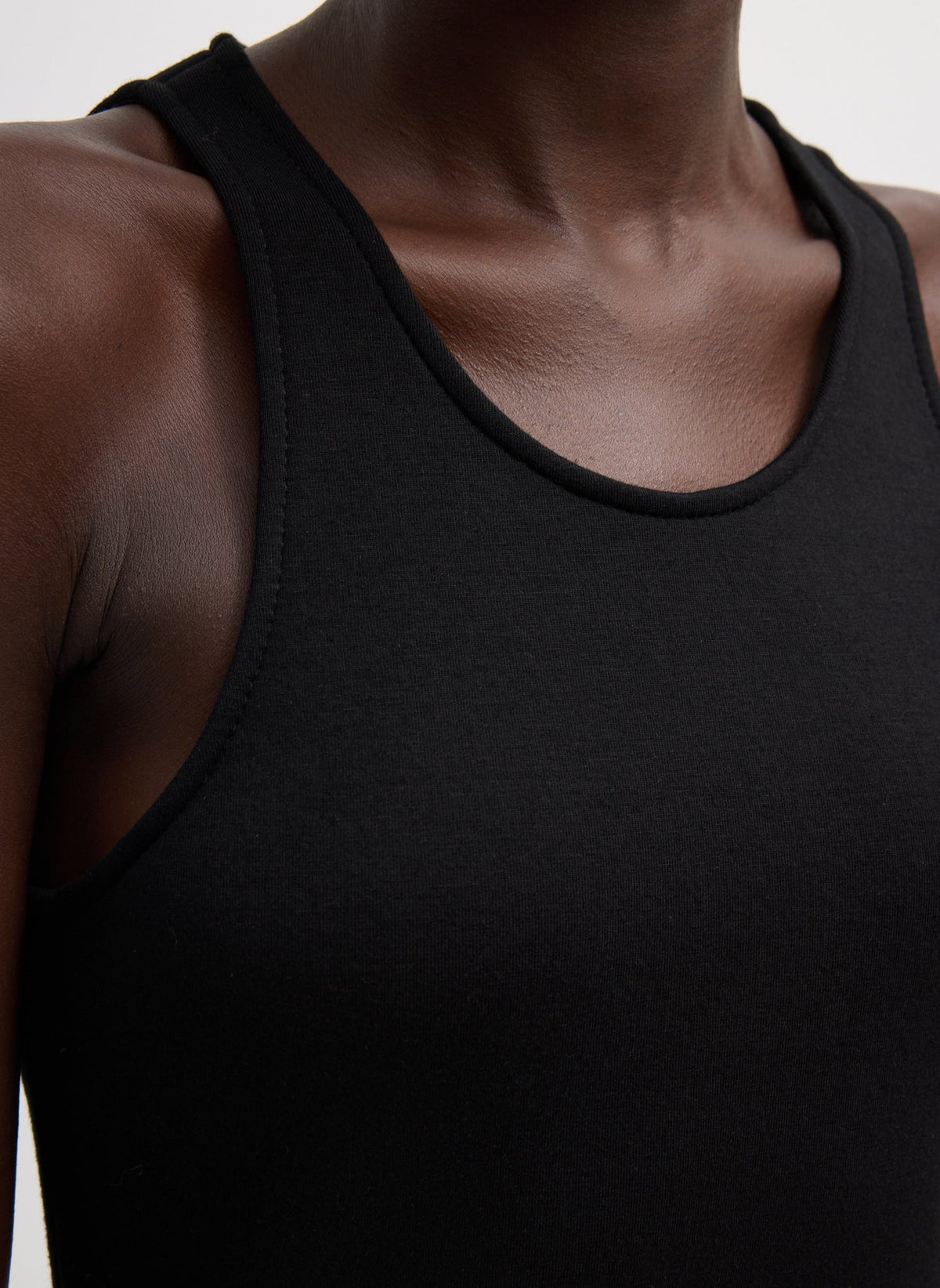 Bonded Viscose Sculpted Sleeveless Tunic Tank | Tibi Special Offer