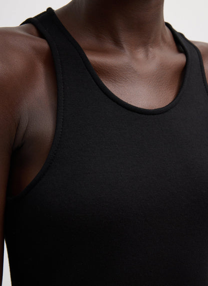 Bonded Viscose Sculpted Sleeveless Tunic Tank | Tibi Special Offer
