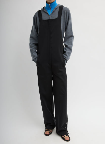 Compact Tech Knit Overalls | Tibi Trending