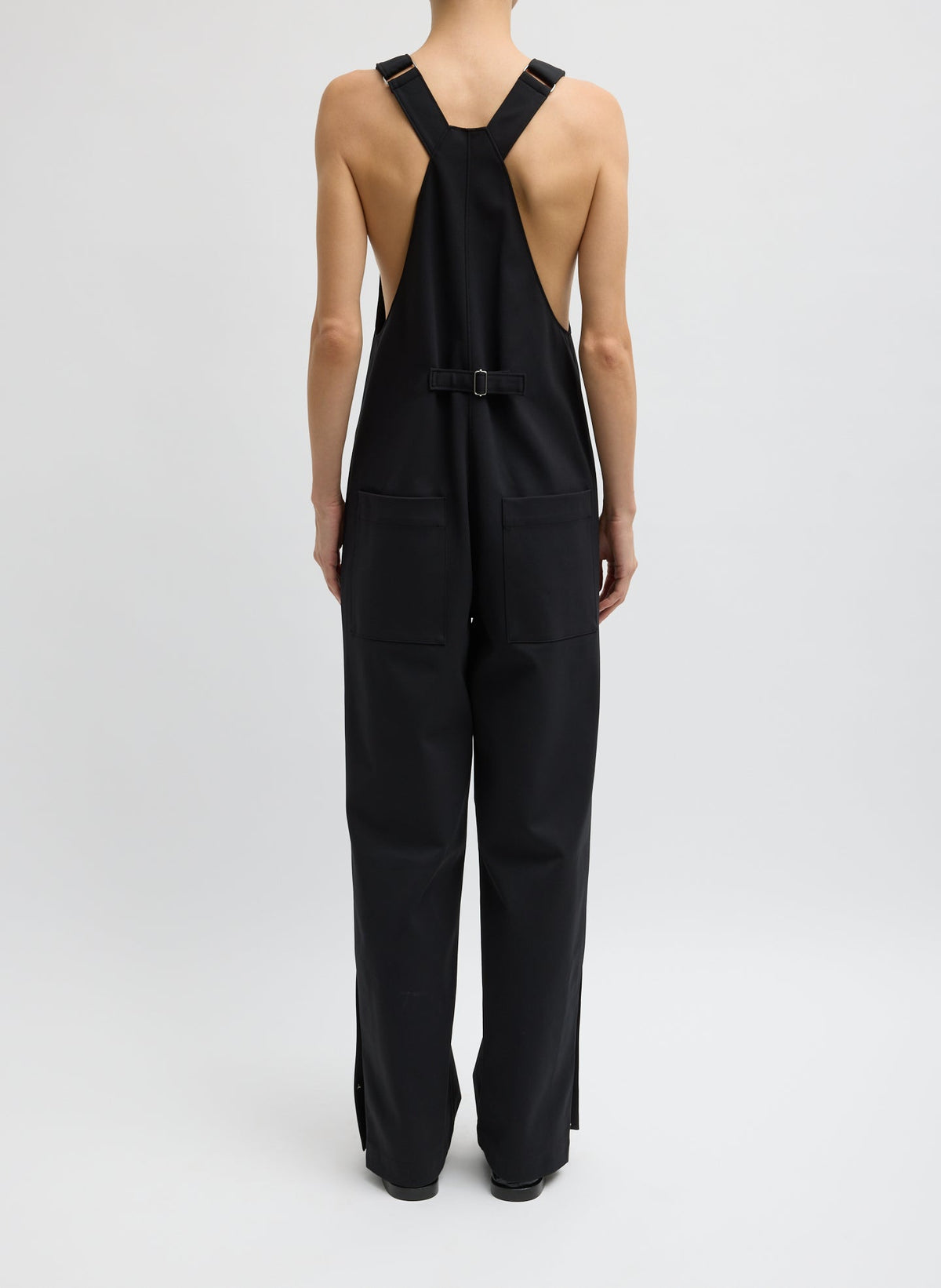 Compact Tech Knit Overalls | Tibi Trending