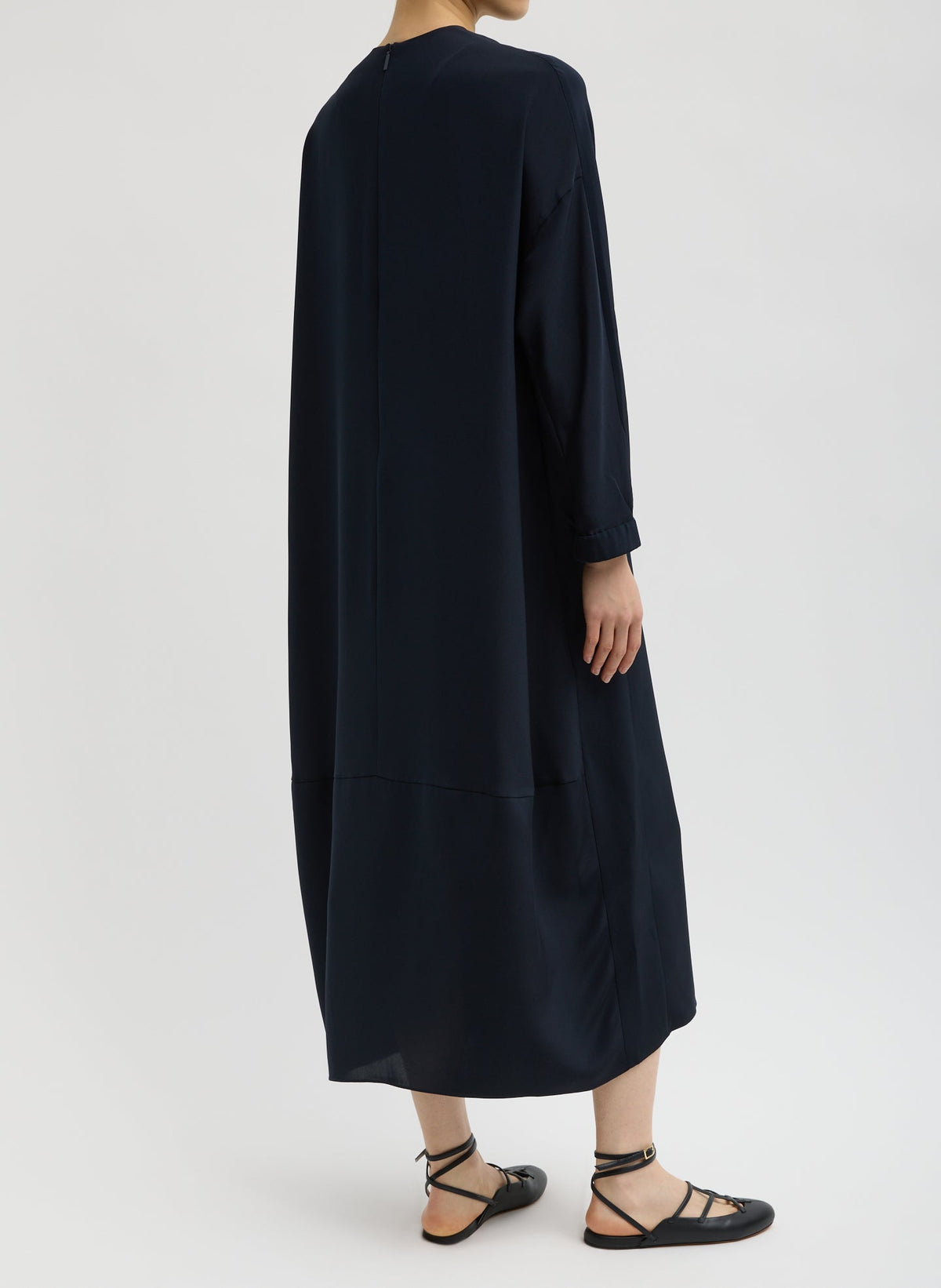 4-Ply Silk Long Sleeve Cocoon Dress | Tibi Smart Buy
