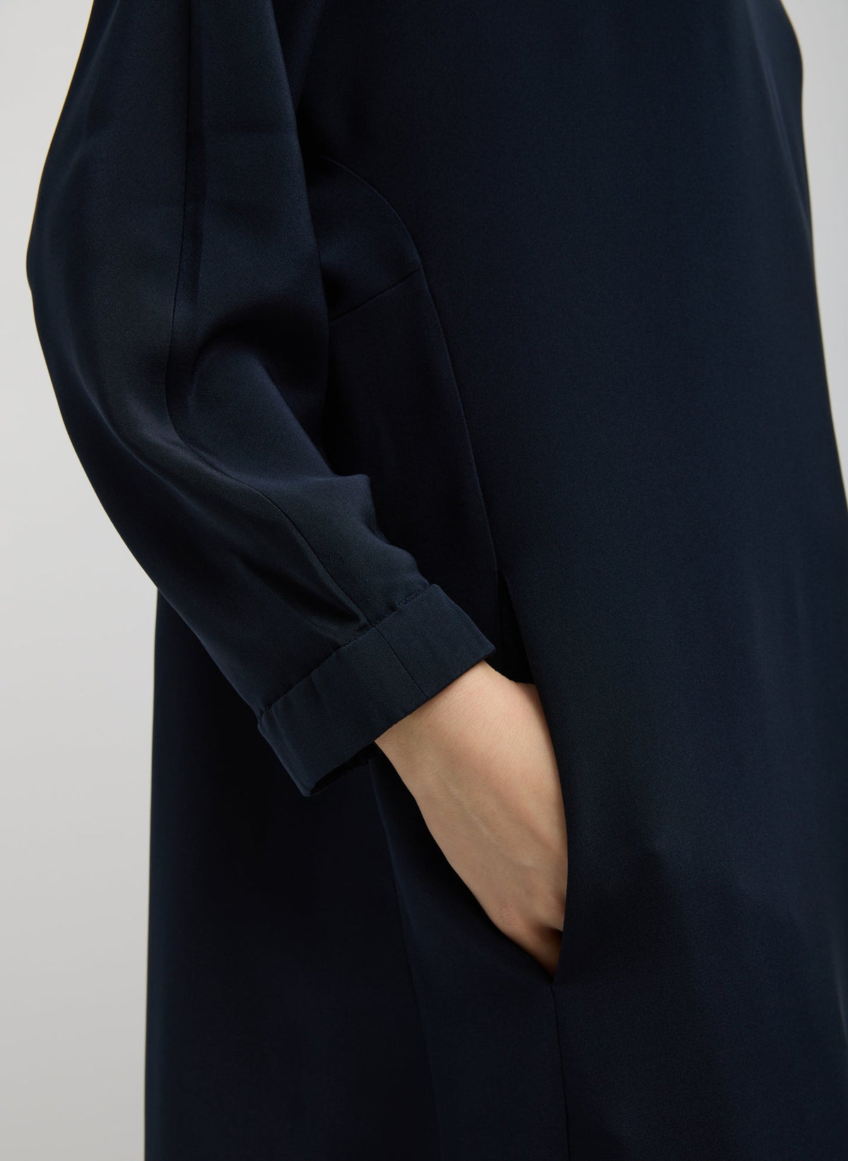 4-Ply Silk Long Sleeve Cocoon Dress | Tibi Smart Buy