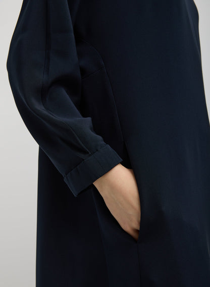4-Ply Silk Long Sleeve Cocoon Dress | Tibi Smart Buy