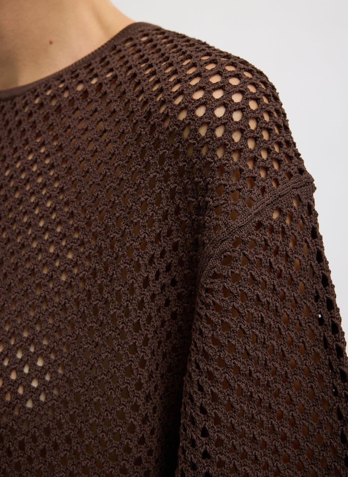 Crochet Netting Oversized Easy T-Shirt | Tibi Great Value