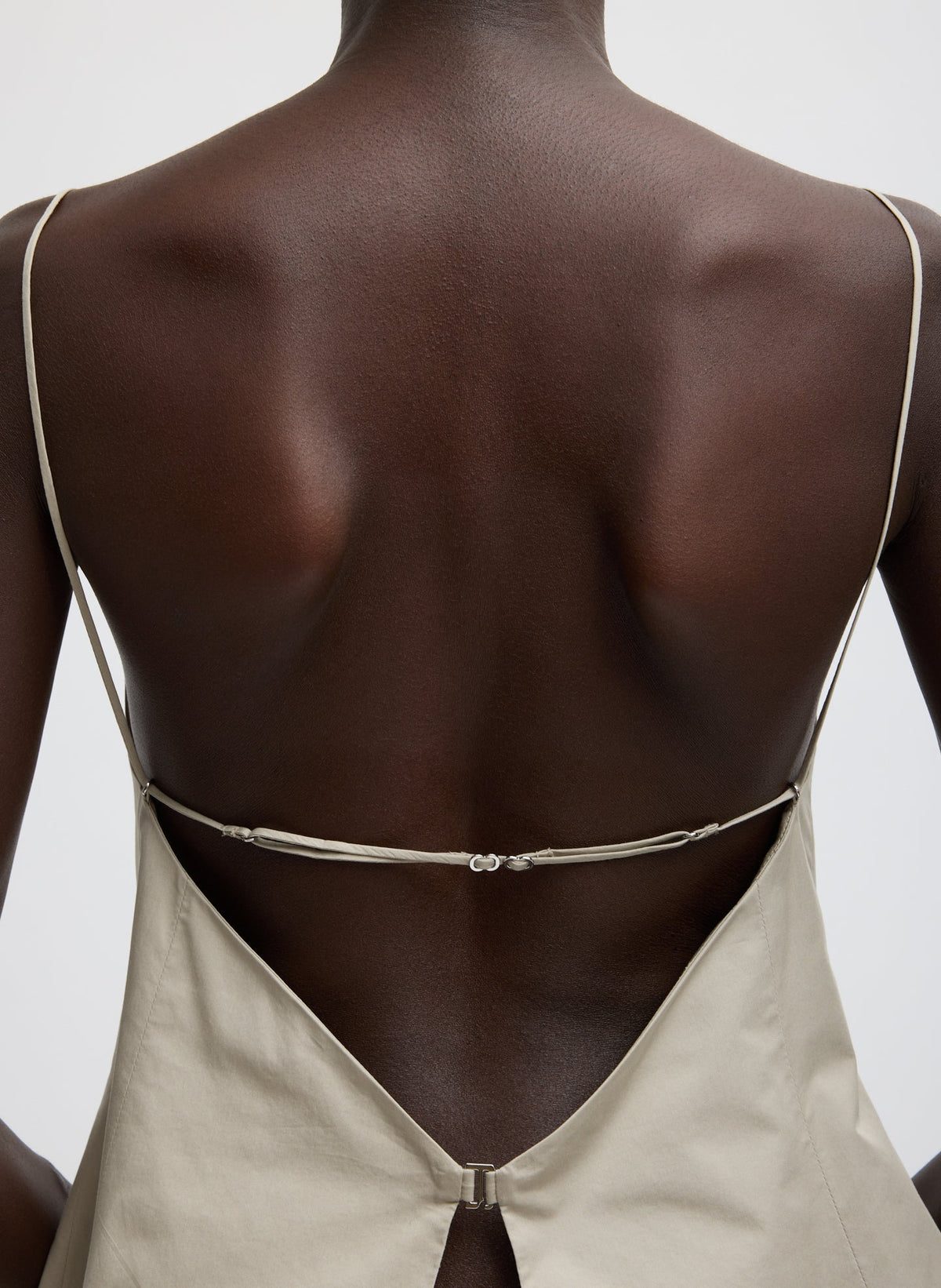 Eco Poplin Strappy Open Back Top | Tibi Hot Sale