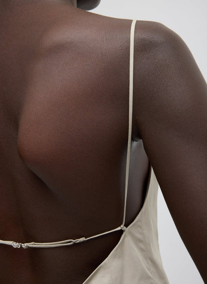 Eco Poplin Strappy Open Back Top | Tibi Hot Sale
