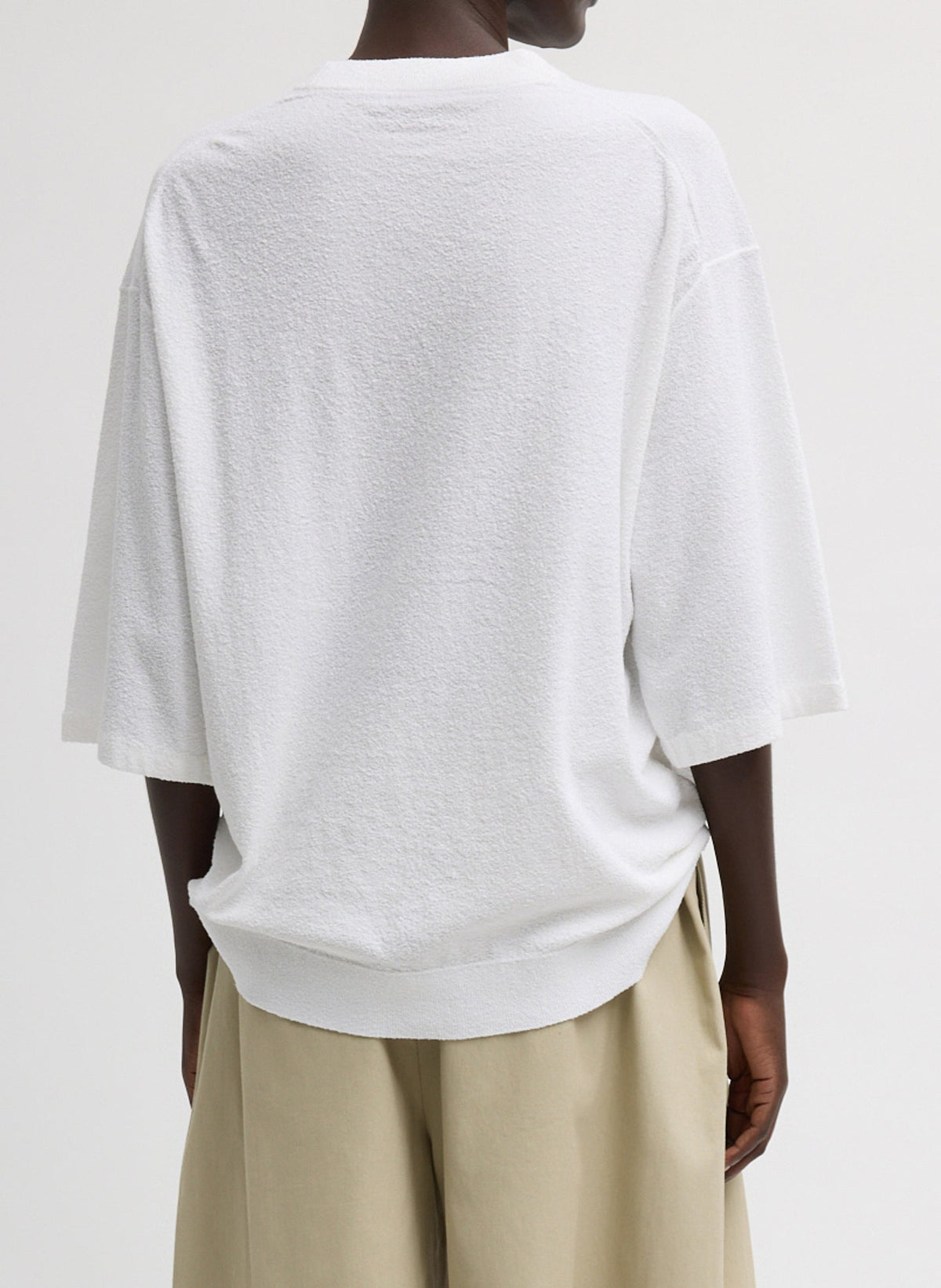 Sable Oversized Easy T-Shirt | Tibi Everyday
