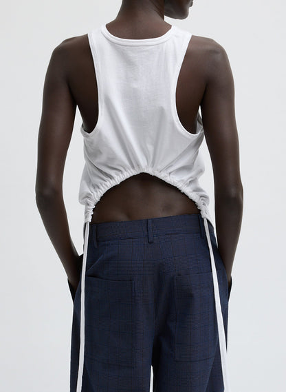 Shirred Back Tank | Tibi Great Value