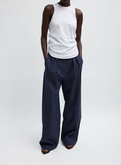 Shirred Back Tank | Tibi Great Value