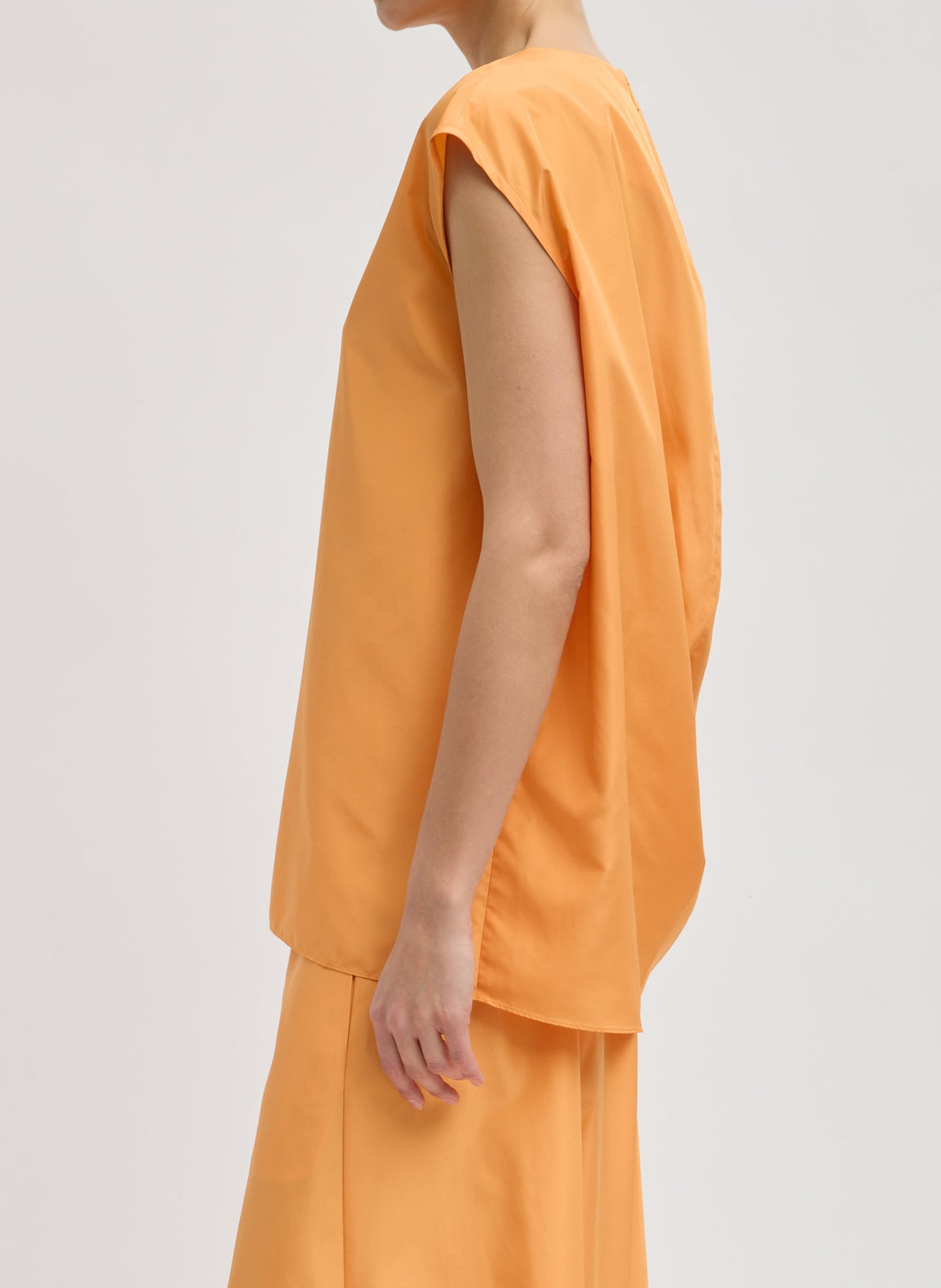 Summer Nylon Sleeveless Cocoon Top | Tibi Hot Sale