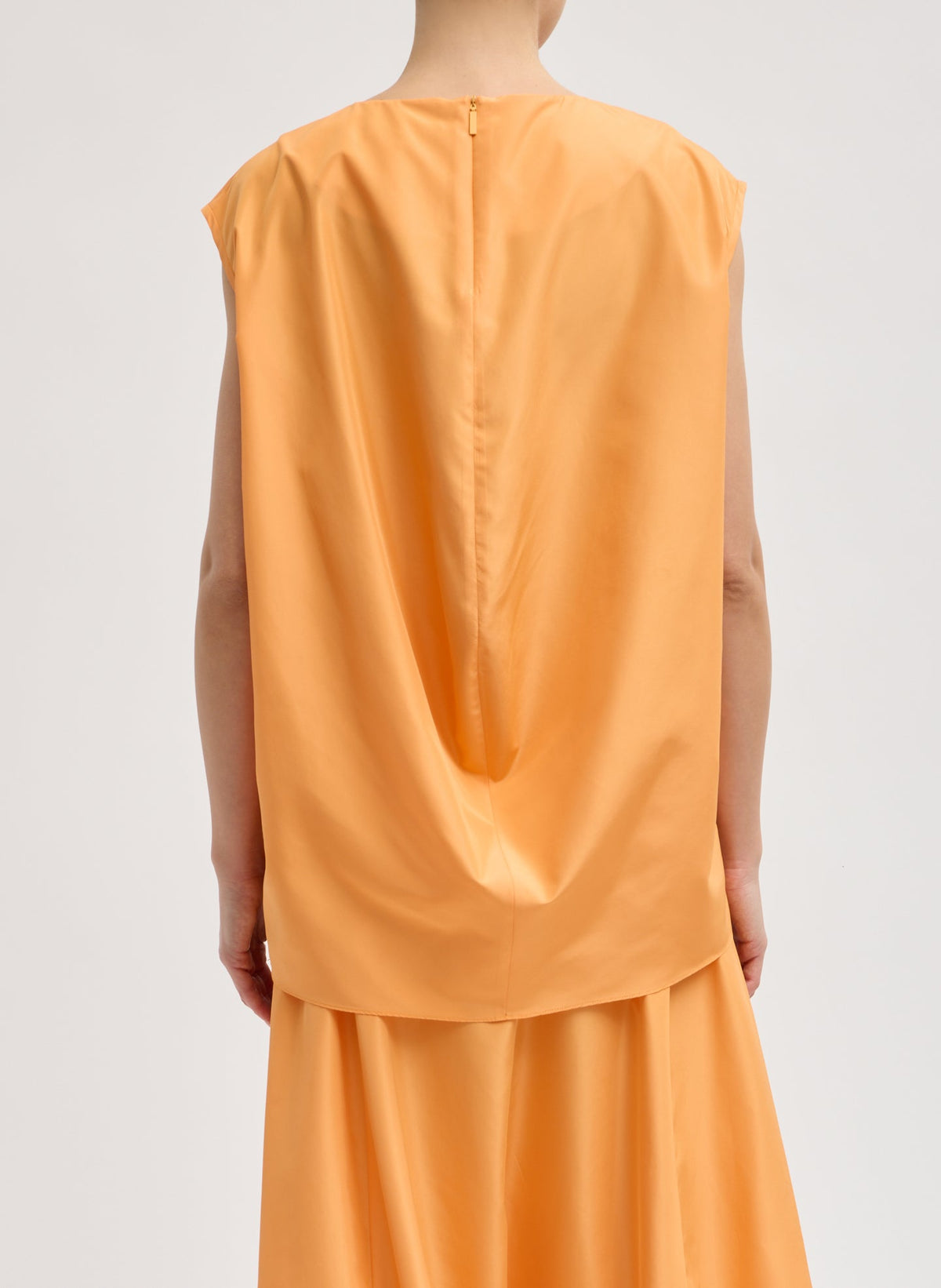 Summer Nylon Sleeveless Cocoon Top | Tibi Hot Sale