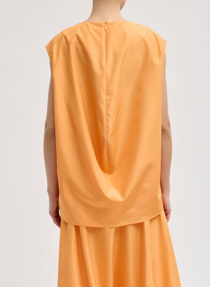 Summer Nylon Sleeveless Cocoon Top | Tibi Hot Sale