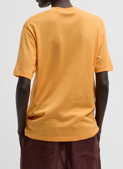 Sheer Crepe Knit Mock Unisex T-Shirt | Tibi Latest