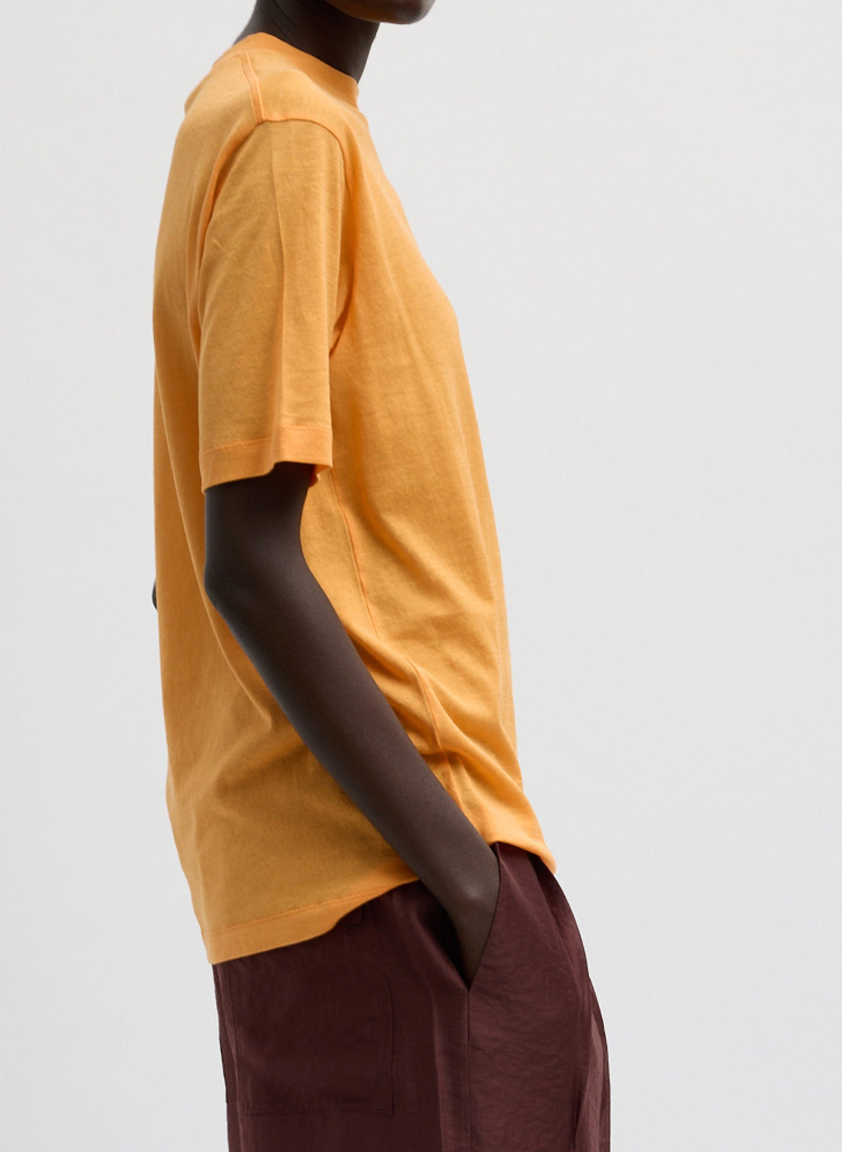 Sheer Crepe Knit Mock Unisex T-Shirt | Tibi Latest