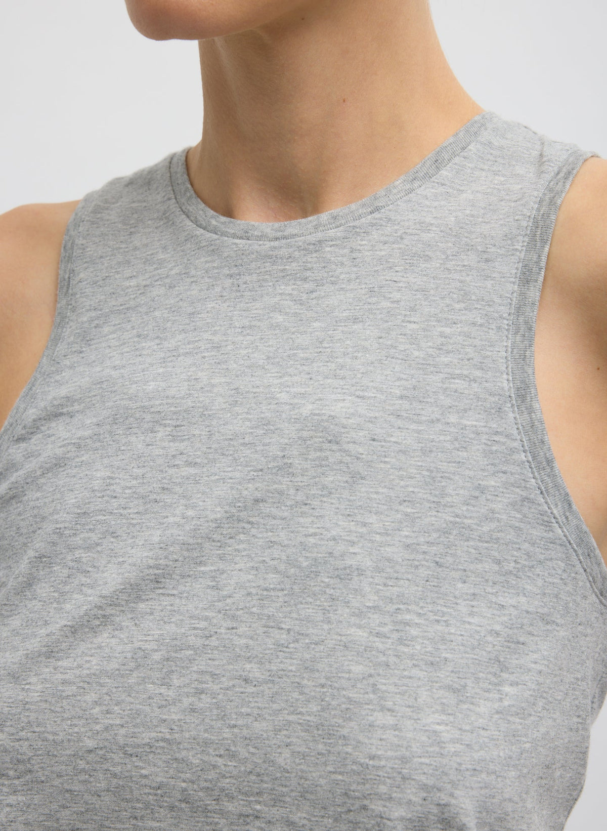 Shirred Back Tank | Tibi Everyday