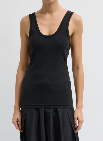 Ribbed Racerback Tank | Tibi Popular