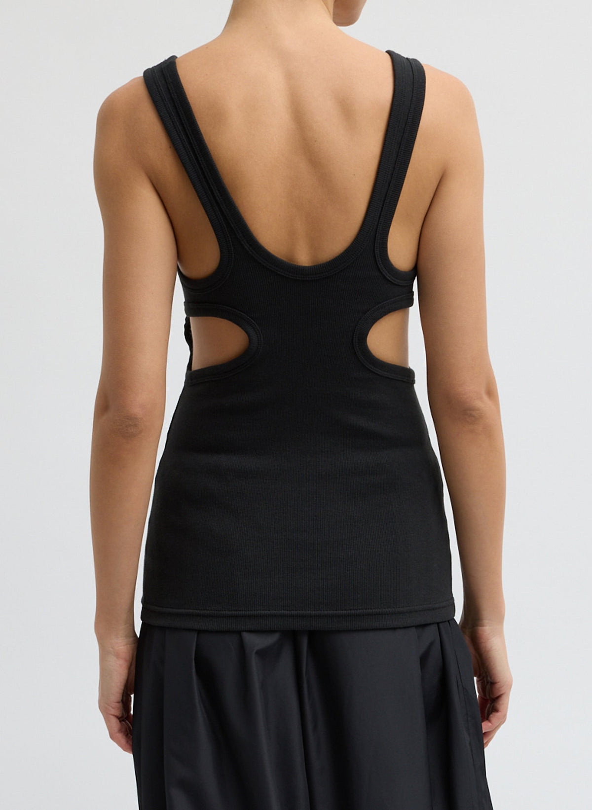 Ribbed Racerback Tank | Tibi Popular