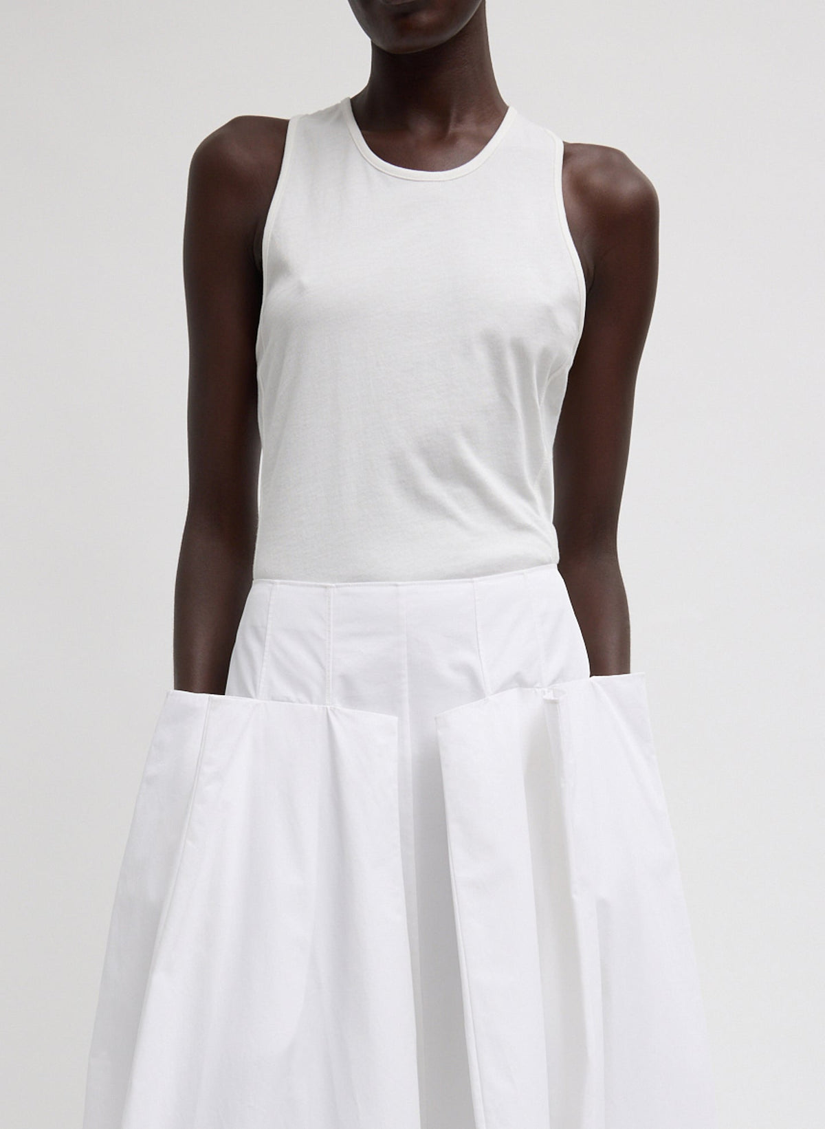 Crewneck Racerback Bodysuit | Tibi Best Price