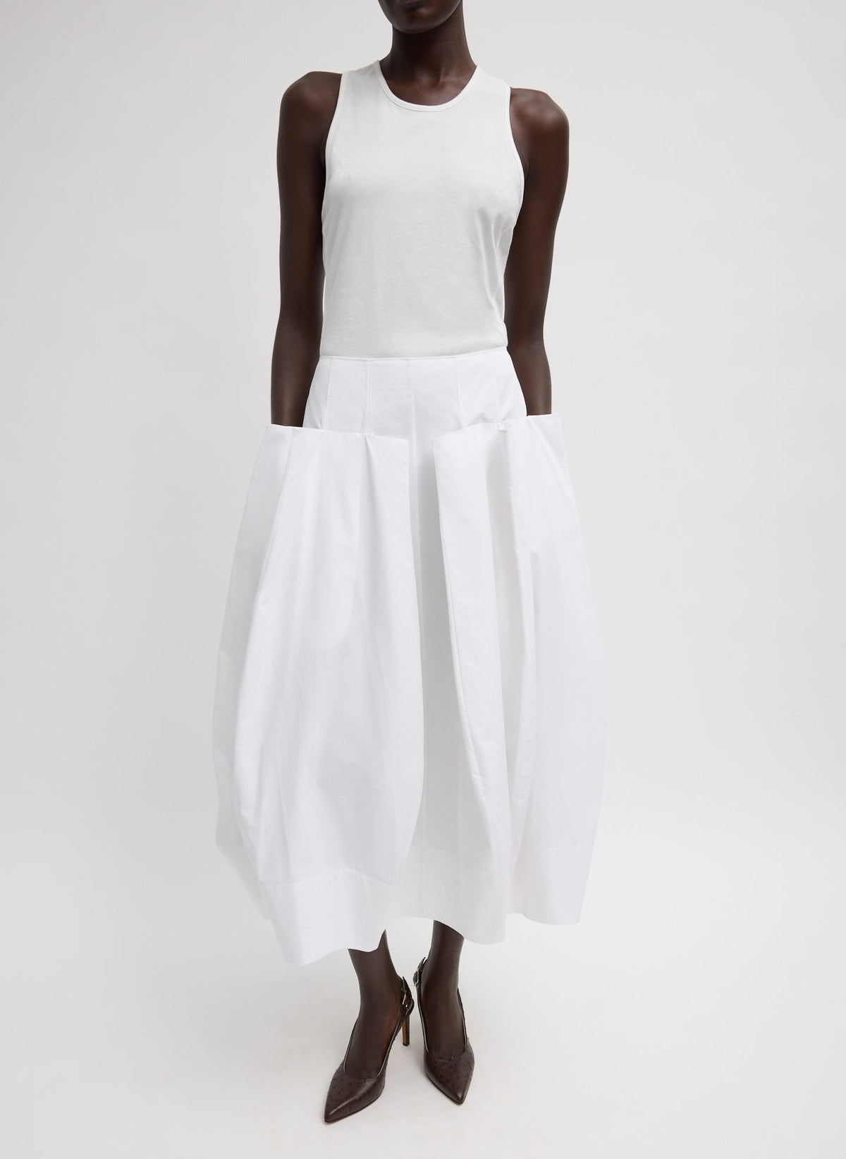 Crewneck Racerback Bodysuit | Tibi Best Price