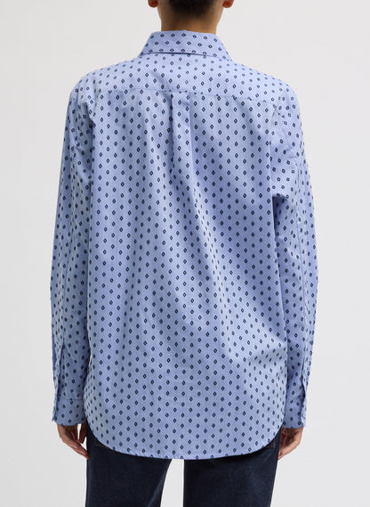 Flocked Oxford Classic Men's Shirt | Tibi Essential