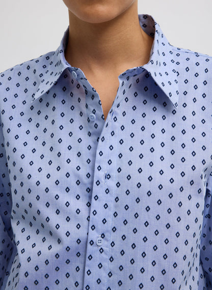 Flocked Oxford Classic Men's Shirt | Tibi Essential