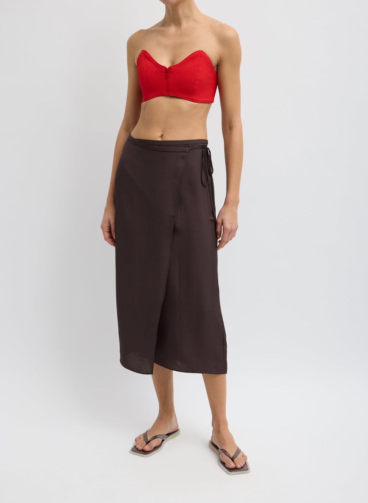 Summer Slip Wrap Skirt | Tibi Quality