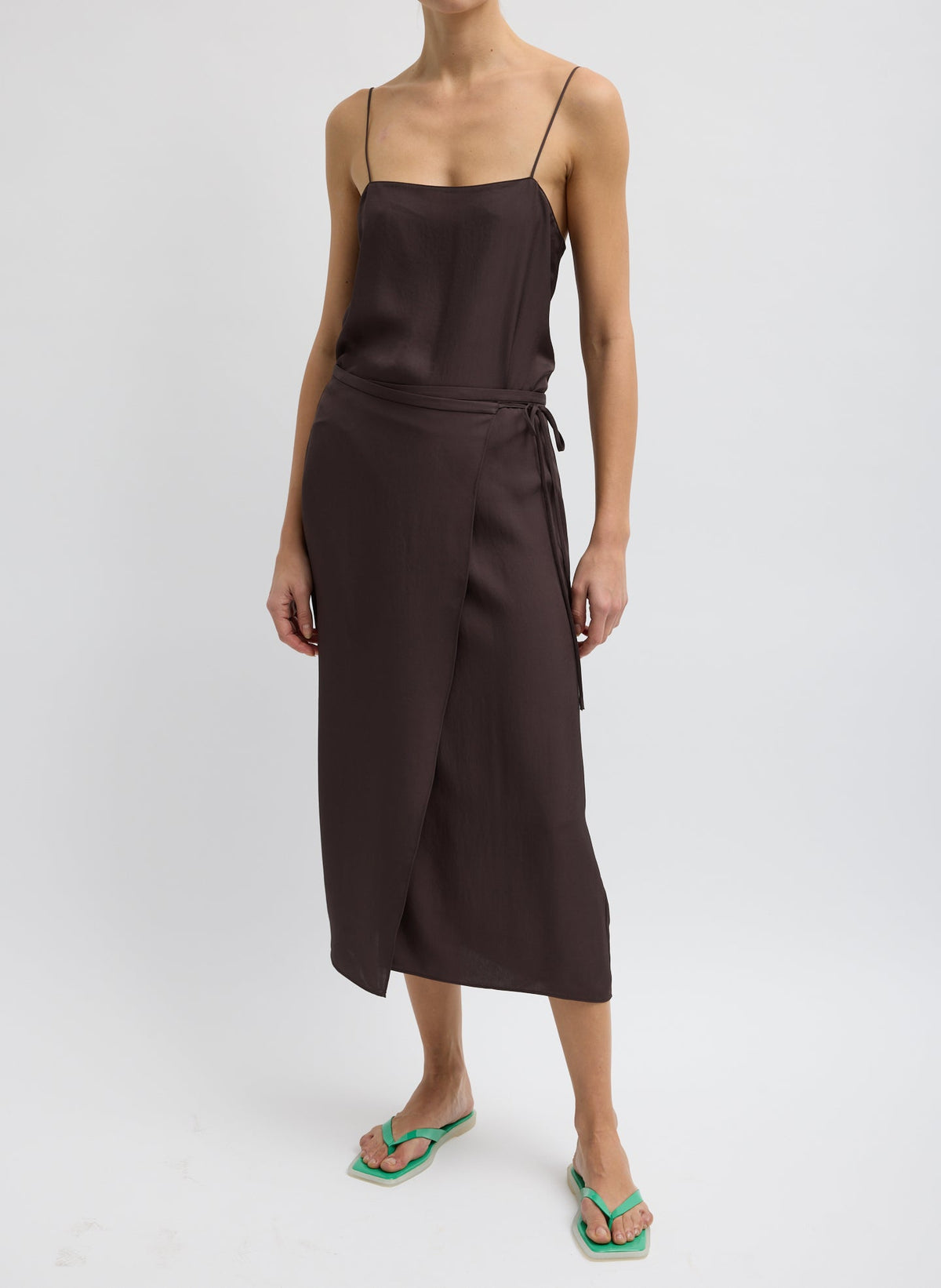 Summer Slip Wrap Skirt | Tibi Quality