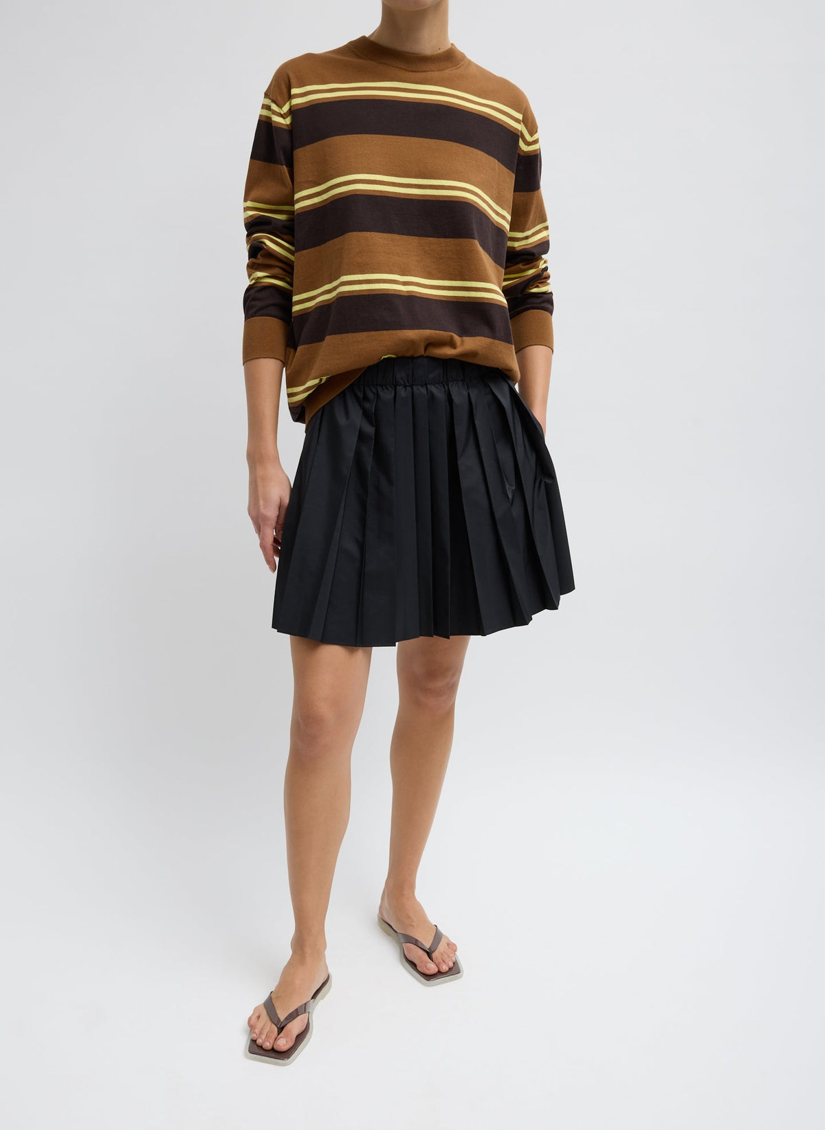 Summer Nylon Pull On Mini Skirt | Tibi Hot Sale