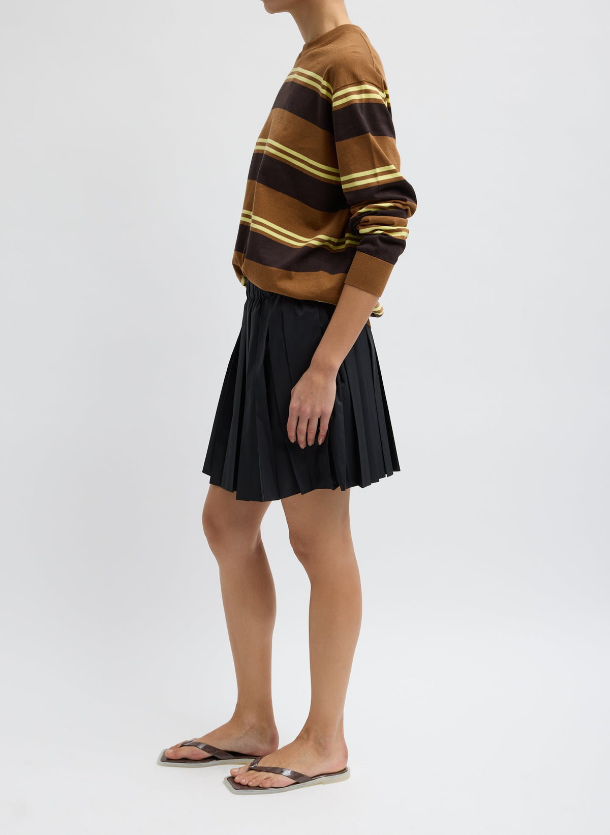Summer Nylon Pull On Mini Skirt | Tibi Hot Sale