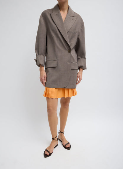 Summer Nylon Pull On Mini Skirt | Tibi Value