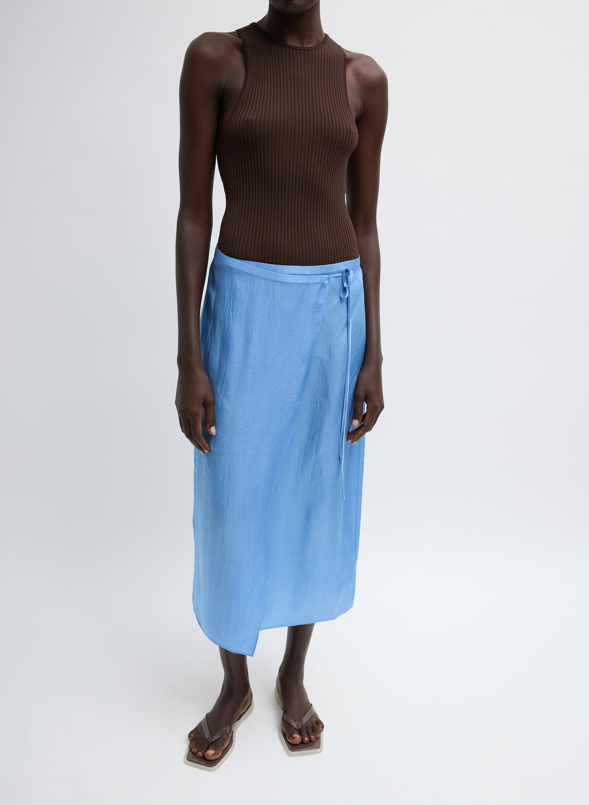 Summer Slip Wrap Skirt | Tibi Featured