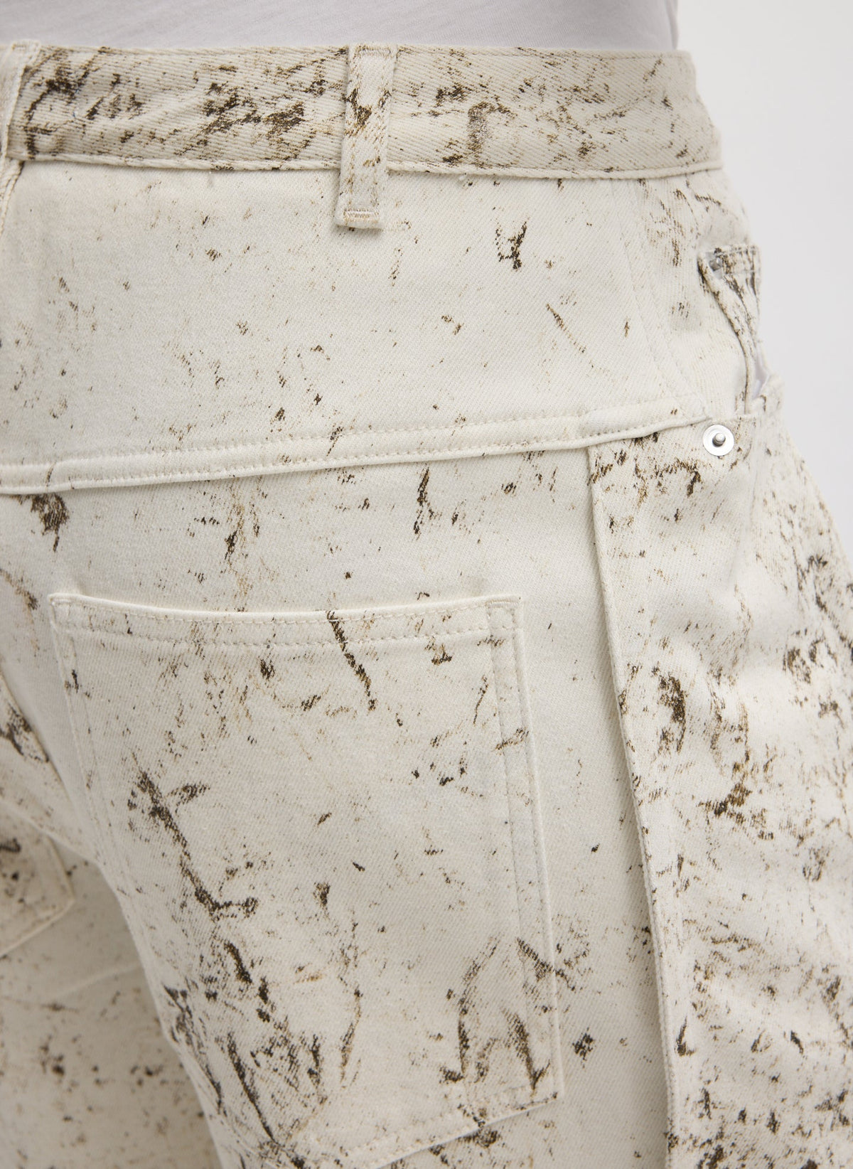 Calcimin Denim Midi Trouser Zip Skirt | Tibi Customer Favorite