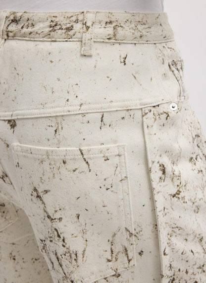 Calcimin Denim Midi Trouser Zip Skirt | Tibi Customer Favorite