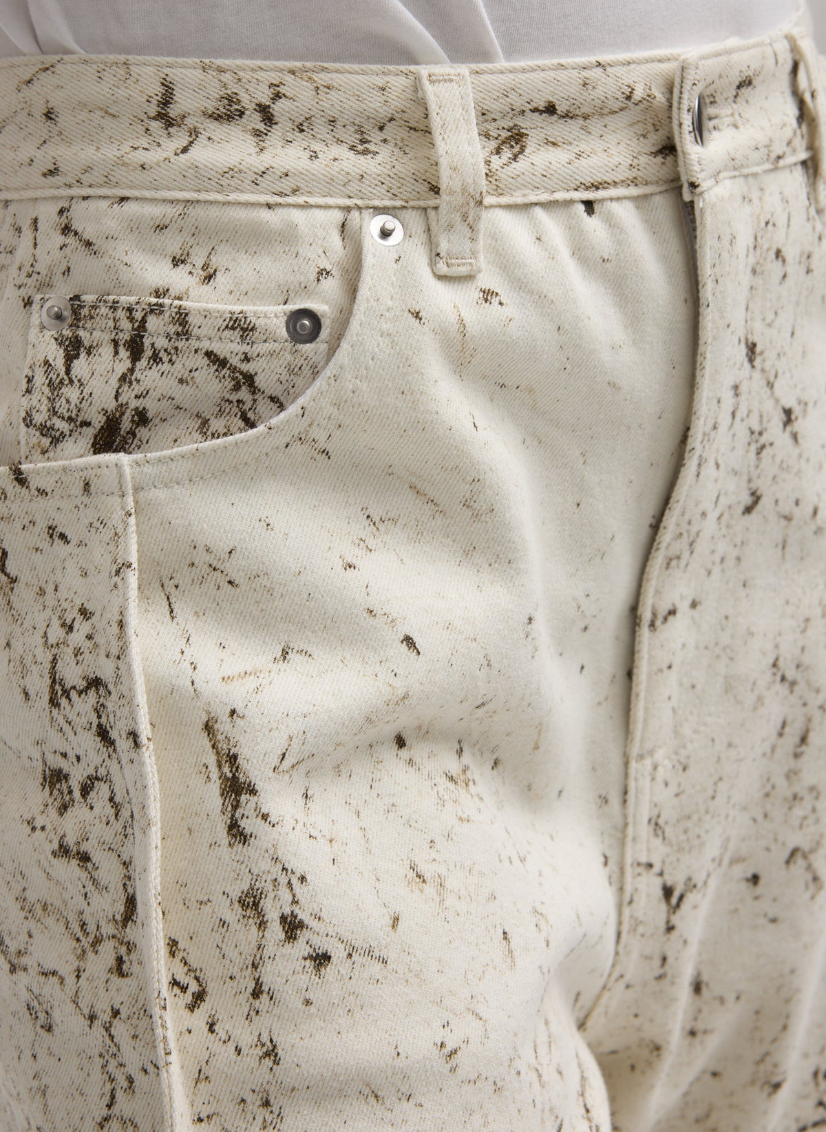 Calcimin Denim Midi Trouser Zip Skirt | Tibi Customer Favorite