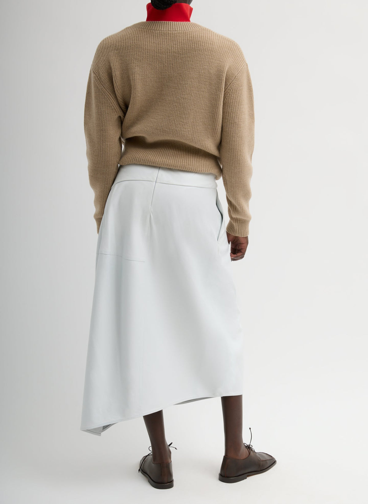 Leather Asymmetrical Balloon Skirt | Tibi Sale