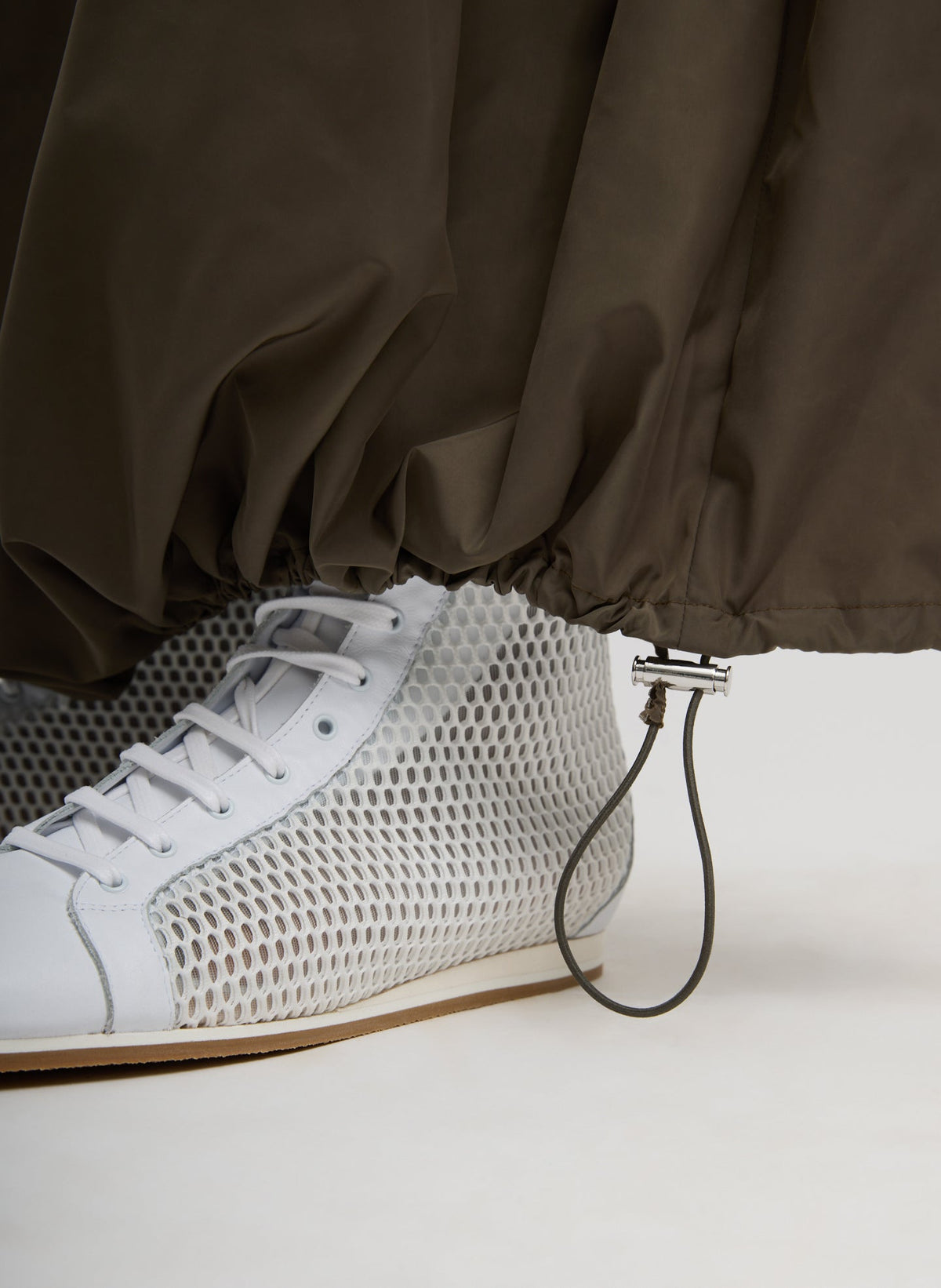 Italian Sporty Nylon Maxi Anorak Skirt | Tibi Exclusive