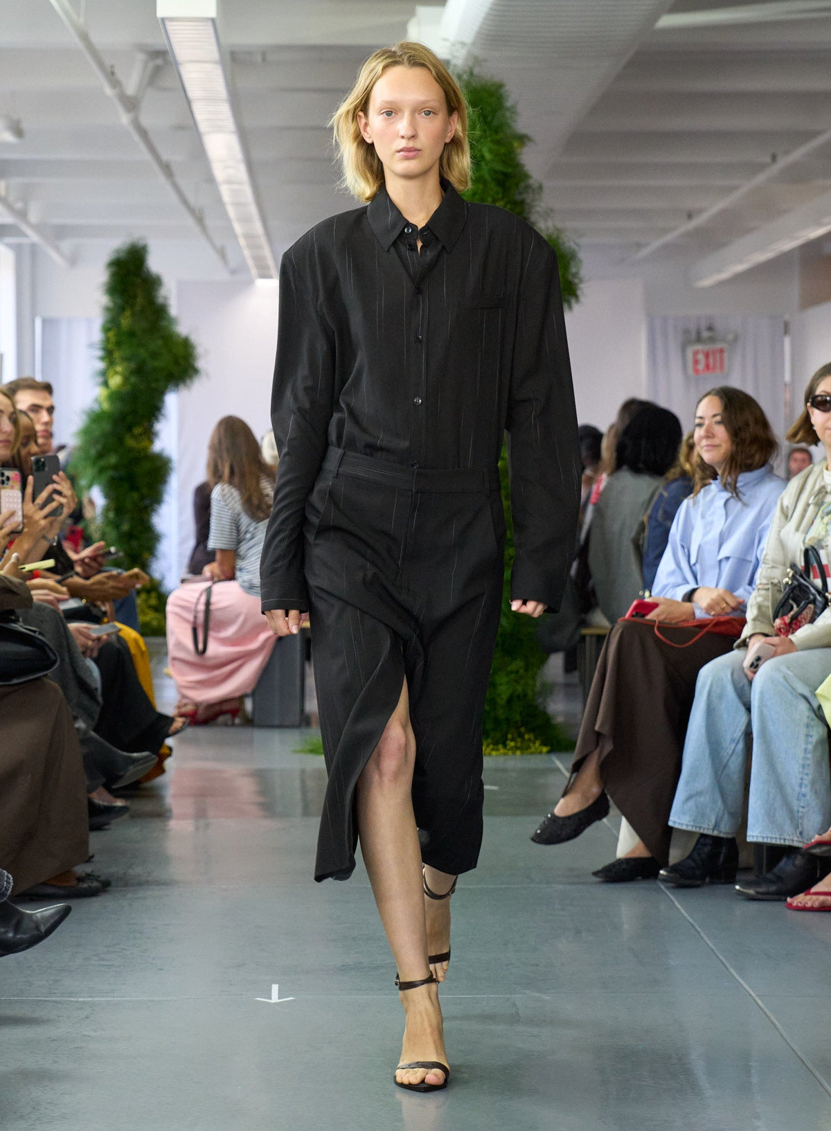 Viscose Suiting Midi Trouser Skirt | Tibi Customer Favorite