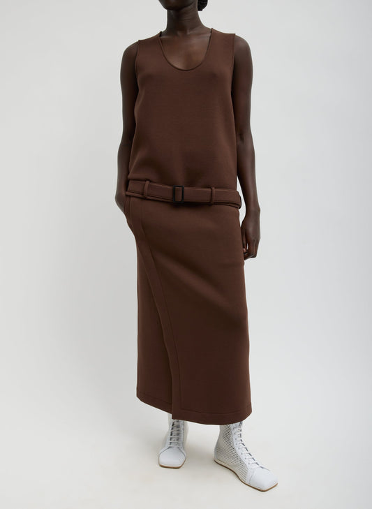 Bonded Viscose Maxi Wrap Skirt | Tibi Value