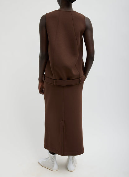 Bonded Viscose Maxi Wrap Skirt | Tibi Value