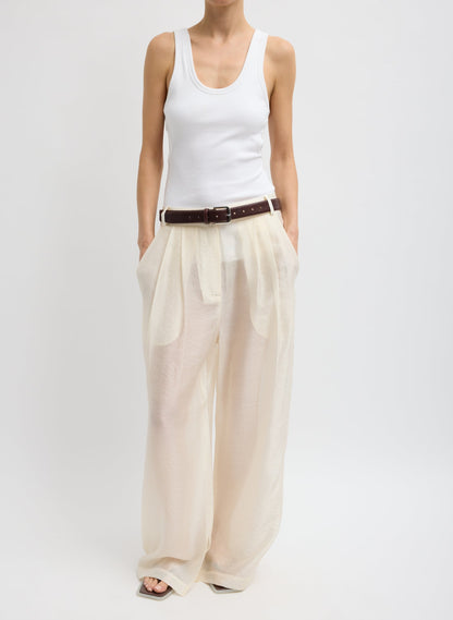 Summer Voile Stella Pant With Slit Detail | Tibi Discount
